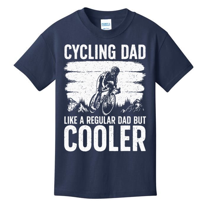 Cool Cycling For Dad MenBicycling Bikers Bicycle Bike Rider Kids T-Shirt