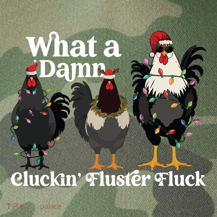 Christmas Chicken Funny Legacy Tie Dye Trucker Hat