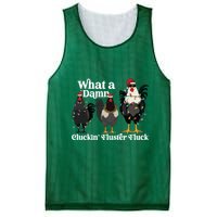 Christmas Chicken Funny Mesh Reversible Basketball Jersey Tank