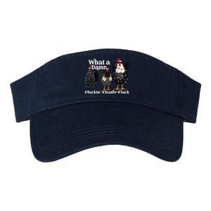 Christmas Chicken Funny Valucap Bio-Washed Visor