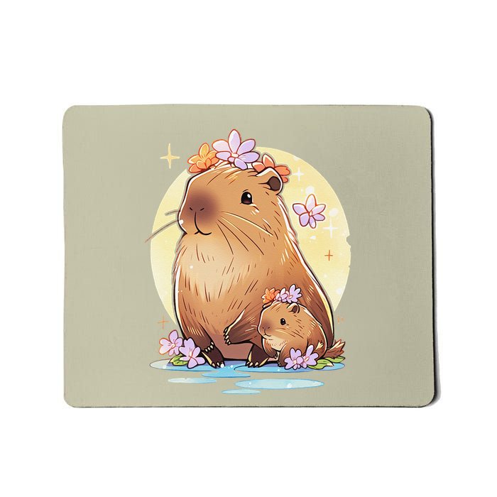 Cute Capybara Funny Capybara Lover Mousepad