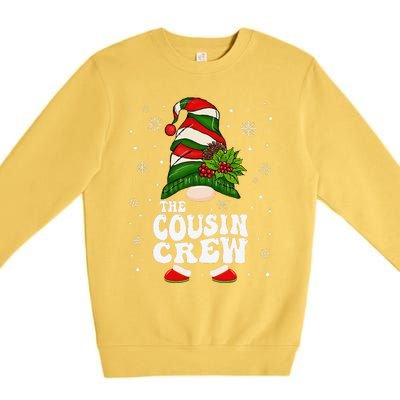 Cousin Crew Funny Matching Family Christmas Pajama Premium Crewneck Sweatshirt