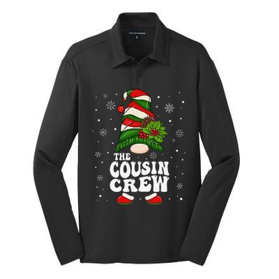 Cousin Crew Funny Matching Family Christmas Pajama Silk Touch Performance Long Sleeve Polo