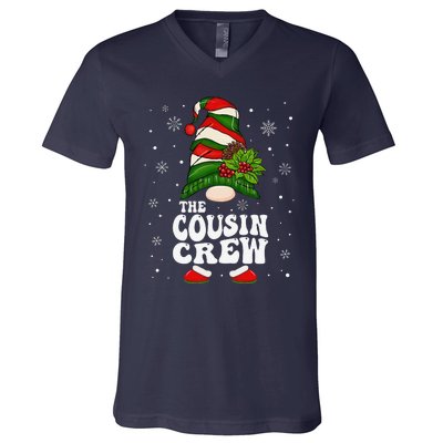 Cousin Crew Funny Matching Family Christmas Pajama V-Neck T-Shirt