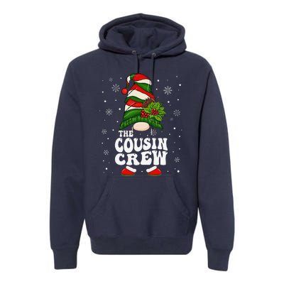 Cousin Crew Funny Matching Family Christmas Pajama Premium Hoodie