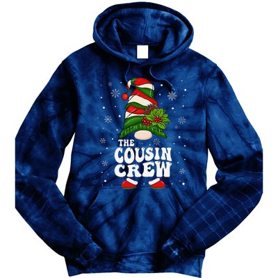 Cousin Crew Funny Matching Family Christmas Pajama Tie Dye Hoodie