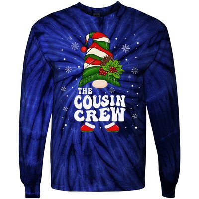 Cousin Crew Funny Matching Family Christmas Pajama Tie-Dye Long Sleeve Shirt