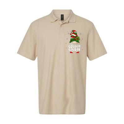 Cousin Crew Funny Matching Family Christmas Pajama Softstyle Adult Sport Polo