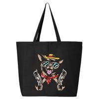 Cow Chihuahua Fun Western Style Gift 25L Jumbo Tote
