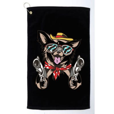 Cow Chihuahua Fun Western Style Gift Golf Towel