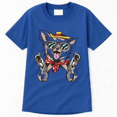 Cow Chihuahua Fun Western Style Gift Tall T-Shirt