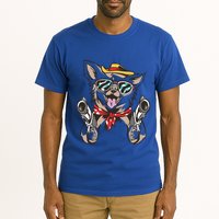 Cow Chihuahua Fun Western Style Gift Tall T-Shirt