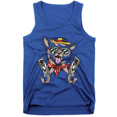 Cow Chihuahua Fun Western Style Gift Tank Top
