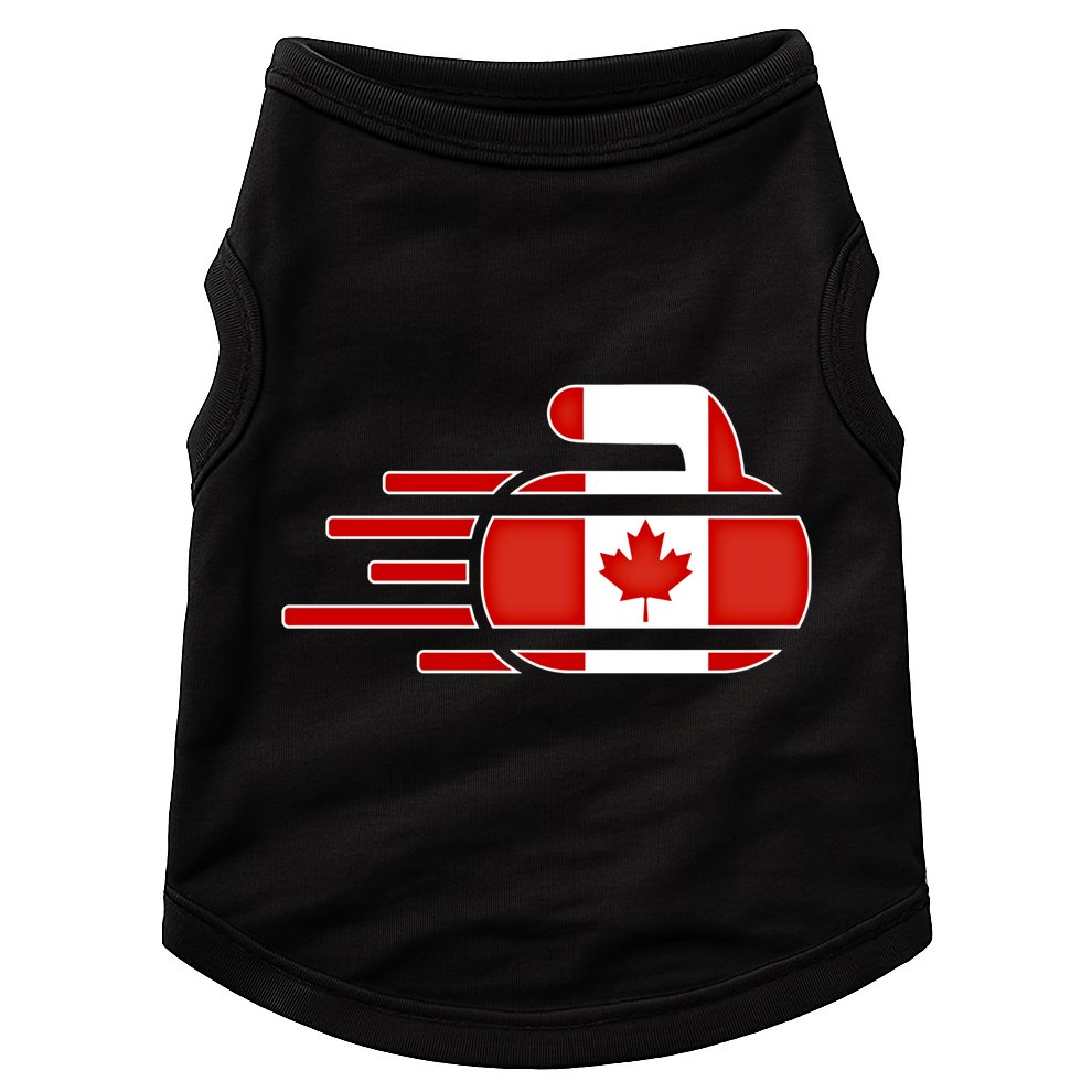 Canada Curling Fans Jersey Canadian Curlers Winter Sports Gift Doggie Tank