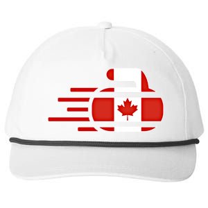 Canada Curling Fans Jersey Canadian Curlers Winter Sports Gift Snapback Five-Panel Rope Hat