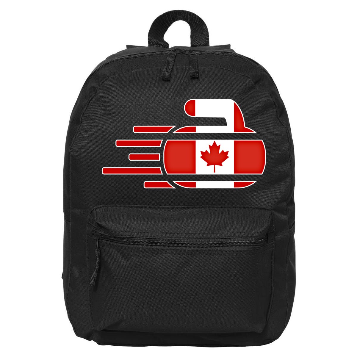 Canada Curling Fans Jersey Canadian Curlers Winter Sports Gift 16 in Basic Backpack