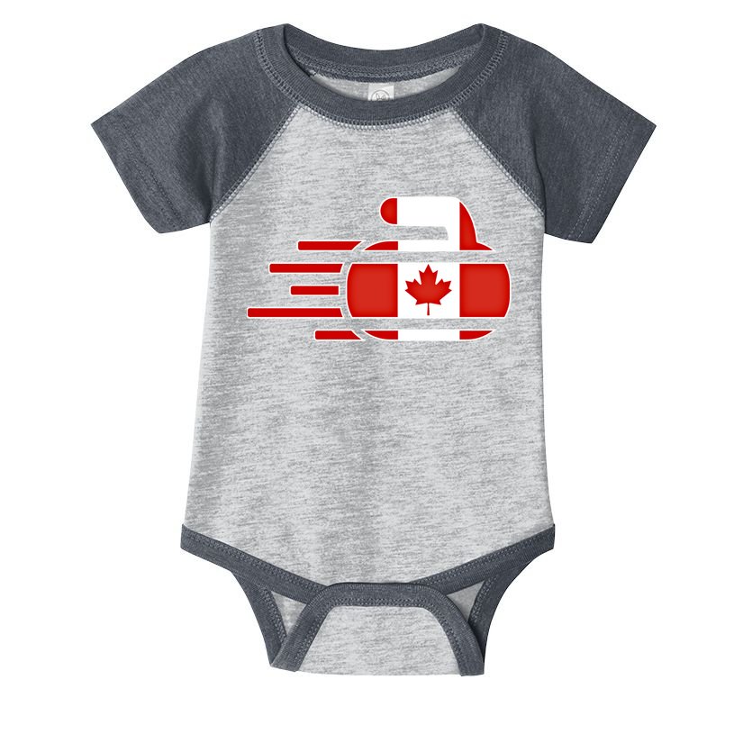 Canada Curling Fans Jersey Canadian Curlers Winter Sports Gift Infant Baby Jersey Bodysuit