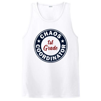 Chaos Coordinator Funny 1St Grade Teacher Gift PosiCharge Competitor Tank