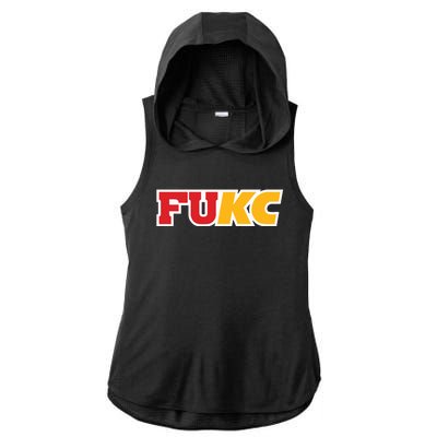 Carl Cordes Fukc New Ladies PosiCharge Tri-Blend Wicking Draft Hoodie Tank