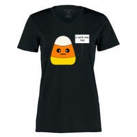 Candy Corn Funny I Hate You Too Team CandyCorn Women's Momentum V-Neck T-Shirt