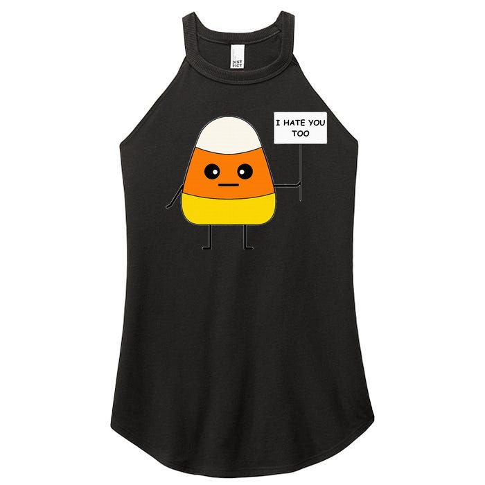 Candy Corn Funny I Hate You Too Team CandyCorn Women’s Perfect Tri Rocker Tank