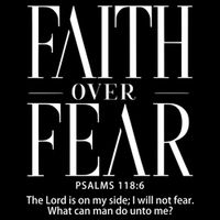 Christian Christianity Faith Over Fear Cooling Performance Crew T-Shirt