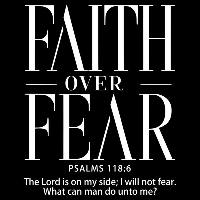 Christian Christianity Faith Over Fear Cooling Performance Crew T-Shirt