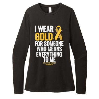 Childhood Cancer For Family Childhood Cancer Awareness Womens CVC Long Sleeve Shirt