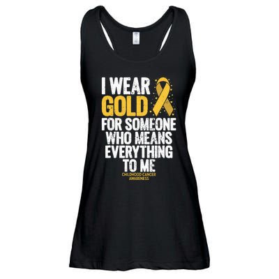 Childhood Cancer For Family Childhood Cancer Awareness Ladies Essential Flowy Tank