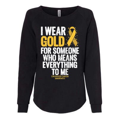 Childhood Cancer For Family Childhood Cancer Awareness Womens California Wash Sweatshirt