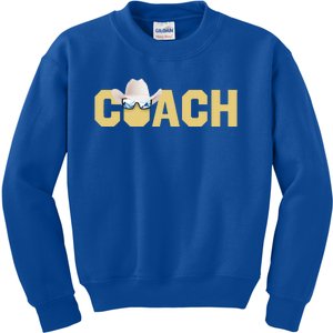 Coach Colorado Football Coach Design Kids Sweatshirt