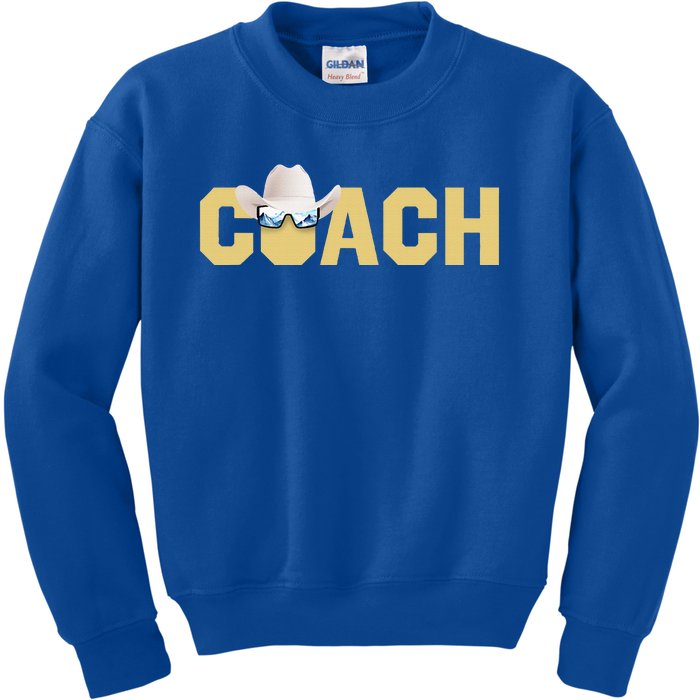 Coach Colorado Football Coach Design Kids Sweatshirt