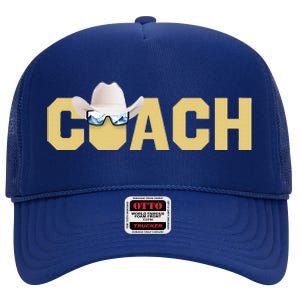 Coach Colorado Football Coach Design High Crown Mesh Back Trucker Hat