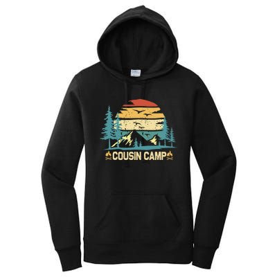 Cousin Camp Friends Summer Family Camping Vacation Women's Pullover Hoodie