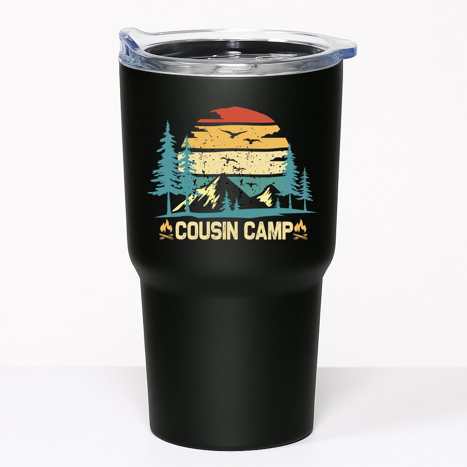 Cousin Camp Friends Summer Family Camping Vacation Tumbler