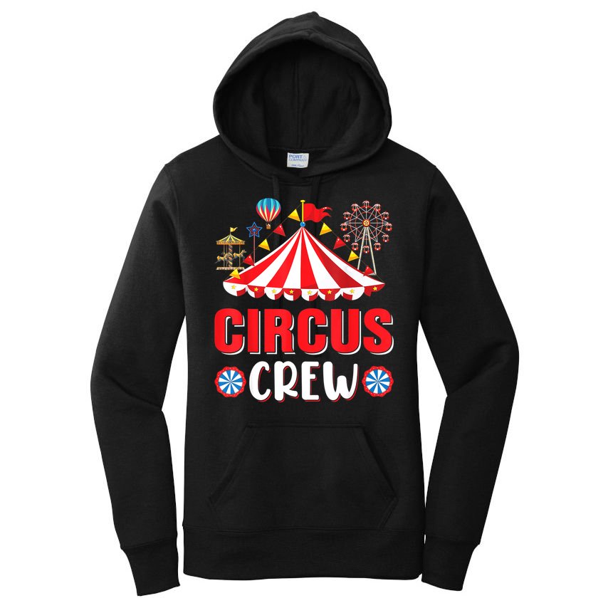 Circus Crew Funny Circus Staff Costume Circus Theme Party Women's Pullover Hoodie