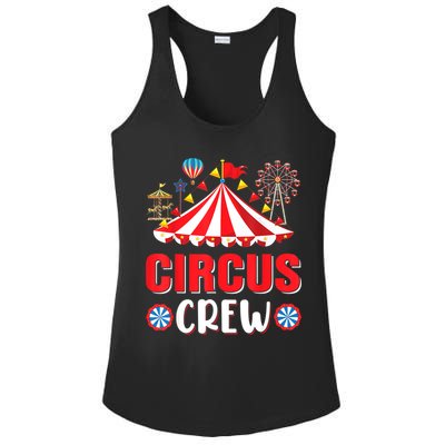 Circus Crew Funny Circus Staff Costume Circus Theme Party Ladies PosiCharge Competitor Racerback Tank