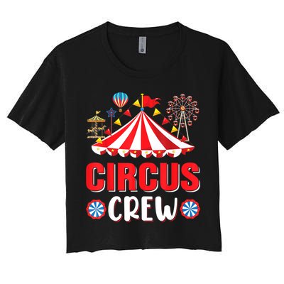 Circus Crew Funny Circus Staff Costume Circus Theme Party Crop Top