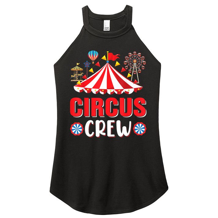 Circus Crew Funny Circus Staff Costume Circus Theme Party Women's Perfect Tri Rocker Tank