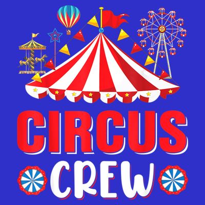 Circus Crew Funny Circus Staff Costume Circus Theme Party T-Shirt