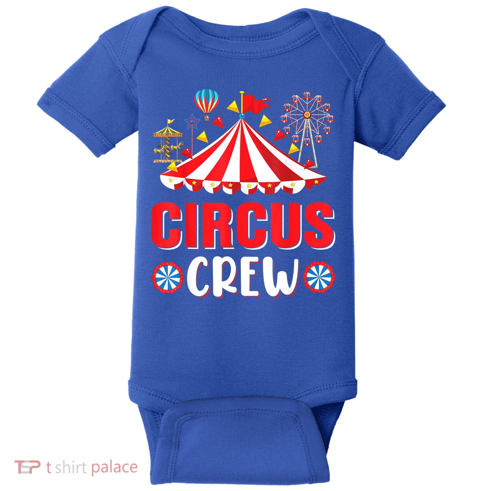 Circus Crew Funny Circus Staff Costume Circus Theme Party Baby Bodysuit