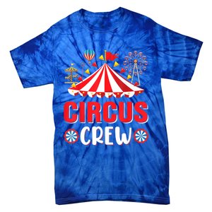 Circus Crew Funny Circus Staff Costume Circus Theme Party Tie-Dye T-Shirt