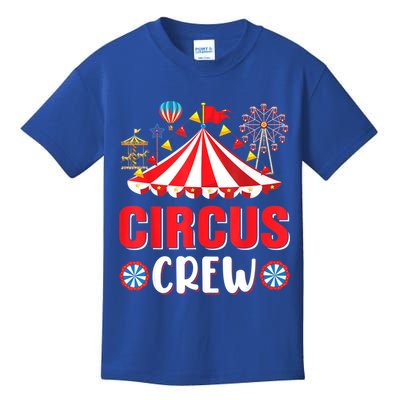 Circus Crew Funny Circus Staff Costume Circus Theme Party Kids T-Shirt