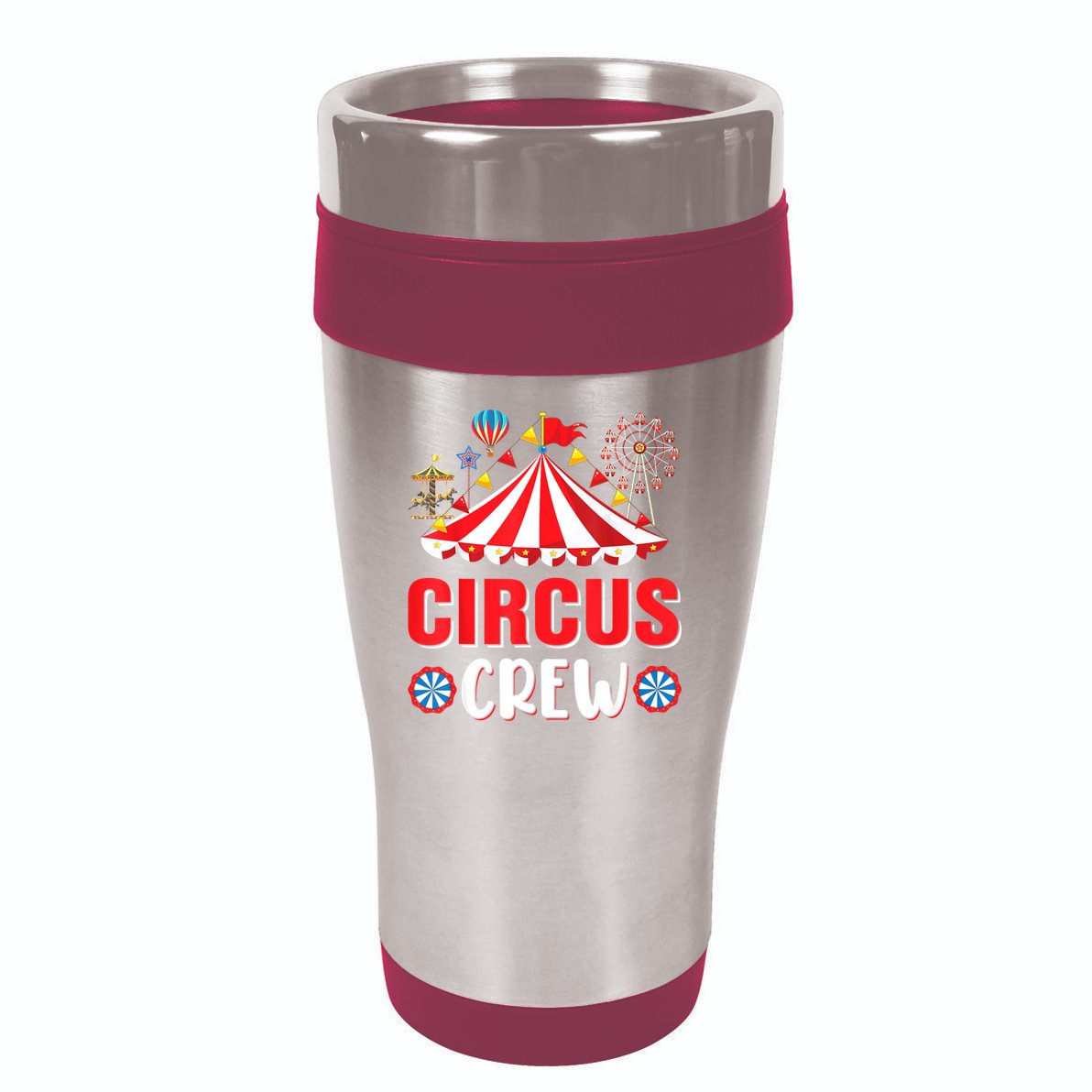 Circus Crew Funny Circus Staff Costume Circus Theme Party 16oz Travel Tumbler