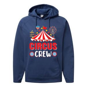 Circus Crew Funny Circus Staff Costume Circus Theme Party Performance Fleece Hoodie