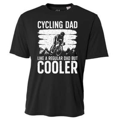 Cool Cycling For Dad Men Bicycling Bikers Bicycle Bike Rider Cooling Performance Crew T-Shirt