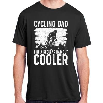 Cool Cycling For Dad Men Bicycling Bikers Bicycle Bike Rider Adult ChromaSoft Performance T-Shirt