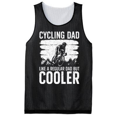 Cool Cycling For Dad Men Bicycling Bikers Bicycle Bike Rider Mesh Reversible Basketball Jersey Tank