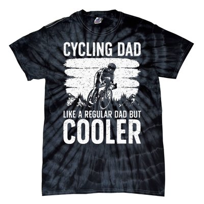 Cool Cycling For Dad Men Bicycling Bikers Bicycle Bike Rider Tie-Dye T-Shirt