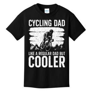 Cool Cycling For Dad Men Bicycling Bikers Bicycle Bike Rider Kids T-Shirt